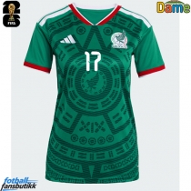 Mexico Orbelin Pineda #17 Hjemmedrakt Dame EM 2024 Kortermet